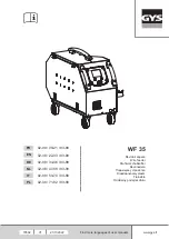 GYS WF 35 Manual preview