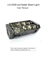 GZ LEAHUA LIGHT LH-C039 User Manual предпросмотр