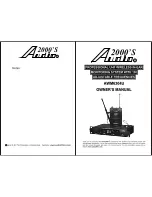 H & F Technologies Audio 2000's AMW6304U Owner'S Manual preview