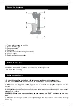 Preview for 13 page of H.BENRUBI izzy CAFFECCINO IF-120 Instruction Manual