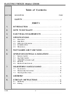 Preview for 8 page of H.C Duke & Son Electro Freeze COMPACT Series Operator'S Manual