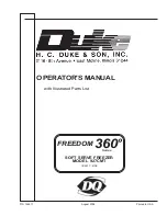 Предварительный просмотр 1 страницы H.C Duke & Son Freedom 360 Degrees 927CMT Operator’S Manual With Illustrated Parts List