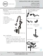 Предварительный просмотр 2 страницы H+C DH454530 Installation Instructions Manual