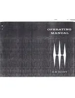 H.H. Scott 340B Operating Manual preview
