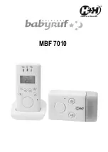 Предварительный просмотр 1 страницы H+H Babyruf MBF 7010 Operating Instructions Manual