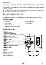 Предварительный просмотр 13 страницы H+H Babyruf MBF 7010 Operating Instructions Manual