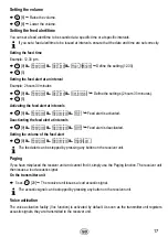 Предварительный просмотр 17 страницы H+H Babyruf MBF 7010 Operating Instructions Manual