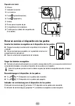 Предварительный просмотр 41 страницы H+H Babyruf MBF 7010 Operating Instructions Manual