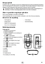 Предварительный просмотр 49 страницы H+H Babyruf MBF 7010 Operating Instructions Manual