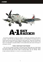 Preview for 2 page of H-KING A-1 SKY RAIDER Instruction Manual