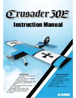 H-KING Crusader 30E Instruction Manual preview