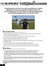 Preview for 12 page of H-KING P-51 GALLOPING GHOST Instruction Manual