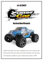 H-KING Super Car Instruction Manual preview