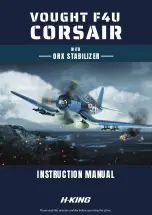 Предварительный просмотр 1 страницы H-KING Vought f4U Corsair Instruction Manual