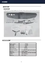 Предварительный просмотр 4 страницы H-KING Vought f4U Corsair Instruction Manual