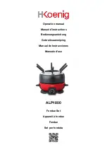 Preview for 1 page of H.Koenig ALP1800 Operation Manual