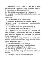 Preview for 3 page of H.Koenig ARYA600 Operation Manual