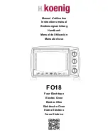 H.Koenig FO18 Instruction Manual preview