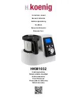 Preview for 1 page of H.Koenig HKM1032 Instruction Manual