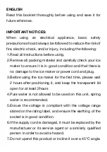 Preview for 2 page of H.Koenig ICEK12 Instruction Manual