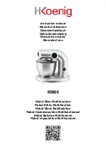 Preview for 1 page of H.Koenig KM80 Instruction Manual