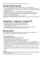 Предварительный просмотр 6 страницы H.Koenig MSX250 Instruction Manual