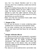 Preview for 14 page of H.Koenig NV60 Instruction Manual