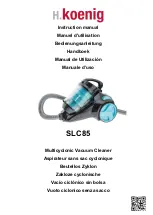 Preview for 1 page of H.Koenig SLC85 Instruction Manual