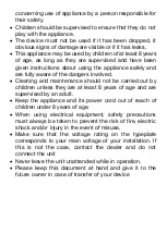 Предварительный просмотр 3 страницы H.Koenig SLX970 Instruction Manual