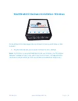 Предварительный просмотр 4 страницы H-Mod StealthSwitch3 Quick Start Manual