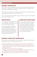 Preview for 12 page of H-P Products CROSSVAC B600 Operating Instructions Manual