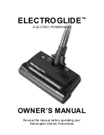 Preview for 1 page of H-P Products Electric Powerhead Electroglide Owner'S Manual