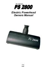 Предварительный просмотр 1 страницы H-P Products PowerSweep PS 2800 Owner'S Manual