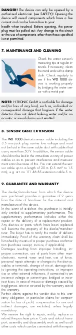 Preview for 5 page of H-Tronic 1114720 User Manual