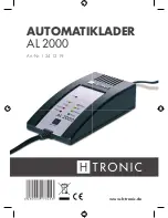 Предварительный просмотр 1 страницы H-Tronic AL 2000 User Manual