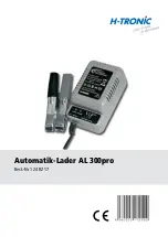 H-Tronic AL 300pro Operating Manual предпросмотр