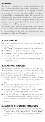 Preview for 5 page of H-Tronic HT1E User Manual