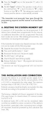 Preview for 6 page of H-Tronic HT1E User Manual