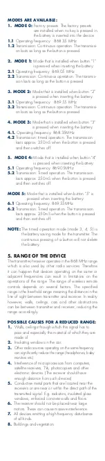 Preview for 10 page of H-Tronic HT8S Instruction Manual