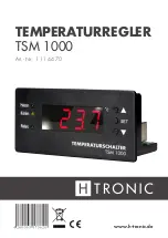 H-Tronic TS 1000 Instruction Manual preview