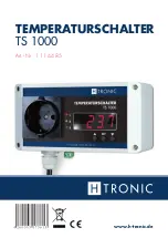 H-Tronic TS 1000 Manual preview