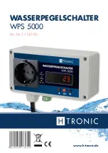 H-Tronic WPS 5000 Manual preview