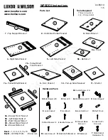 Предварительный просмотр 1 страницы H.Wilson Luxor WPSDD3 Instructions