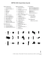 Предварительный просмотр 2 страницы H.Wilson WPVC65E Assembly Manual