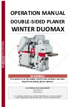 H. Winter DUOMAX GT-400BRD-CE Operation Manual preview