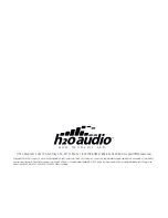 Preview for 14 page of H2O Audio iDive300 Product Manual