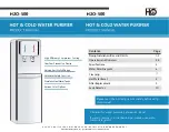 Preview for 1 page of H2O International H20-500 Product Manual