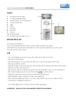 Preview for 3 page of H2O International H2O-GSB3C User Manual & Warranty