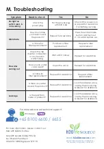 Preview for 16 page of H2O LIFE SOURCE DuoGuard JCP-K201 Operation Manual