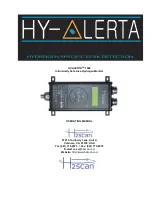 Preview for 1 page of H2Scan HY-ALERTA 1600 Operating Manual